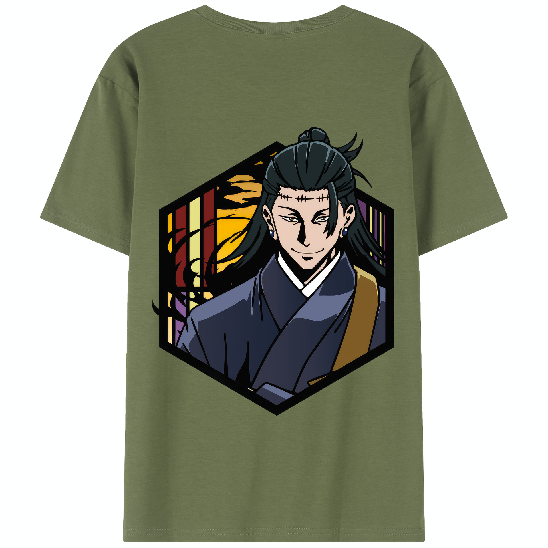 （画像用） 呪術廻戦 Jujutsu Kaisen 綿100％半袖Tシャツ（背面プリント）